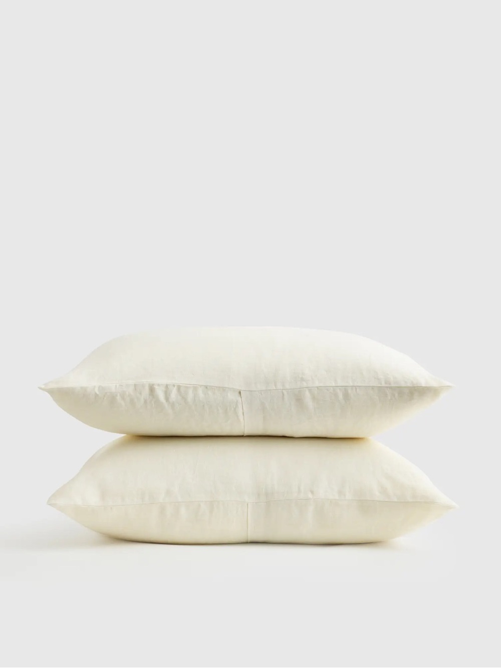 Like New Quince European Linen Euro Sham Set -